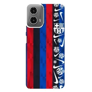 Чохол для Motorola MOTO G34 (Барселона) (Фанат Барси)