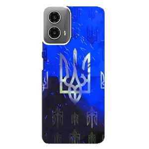 Чехол Укр Символика для Motorola MOTO G34 (Герб)