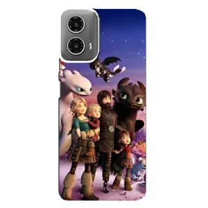 Чехол дракон Беззубик для Motorola MOTO G34 (Герои дракона)
