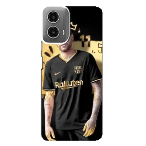 Силиконовый Чехол Motorola MOTO G34 (Gold Neymar)