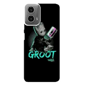 Чехол Супергерои Марвел на Моторола Мото джи 34 (Groot)