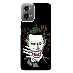 Чехлы с картинкой Джокера на Motorola MOTO G34 (Hahaha)