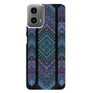 Силиконовый Чехол на Motorola MOTO G34 (Крутой орнамент)