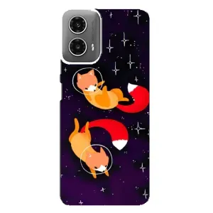 Чехол с Лисичкой для Motorola MOTO G34 (Лисы)