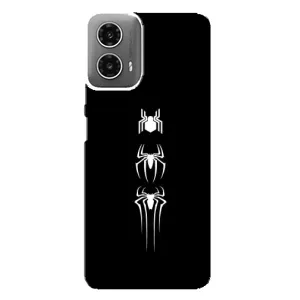 Чехол Супергерой Человека Паука на Motorola MOTO G34 (Лого паука)