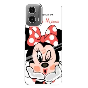 Чехлы для телефонов Motorola MOTO G34 - Дисней (Minni Mouse)