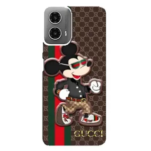 Чехлы Бренд GUCCI для Motorola MOTO G34 (Маус Гуччи)