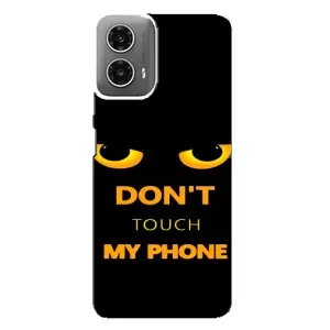 Чехол с Прикольным принтом на Motorola MOTO G34 (Не трогай мой телефон)