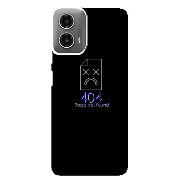 Чехол с рисунком «Ошибка 404» для Motorola MOTO G34 Чехол с рисунком «Ошибка 404» для Motorola MOTO G34