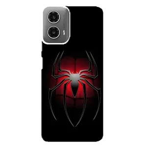 Чехол Супергерой Человека Паука на Motorola MOTO G34 (Паук)