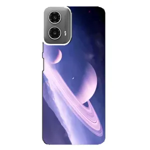 Чехлы КОСМОС для Motorola MOTO G34 (Планета в космосе)