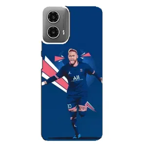 Силиконовый Чехол Motorola MOTO G34 (Празднование Неймара)