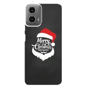 Чехол Санта Клаус для Motorola MOTO G34 (Санта Крисмас)
