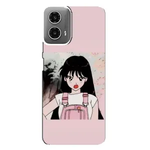 Чехол с персонажами АНИМЕ на Motorola MOTO G34 (Сейлор Марс)