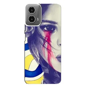 Чехол на Motorola MOTO G34 Украинский дизайн (Слезы Украины)