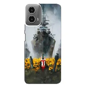 Чехлы для Motorola MOTO G34 (Home - Украина) (Смелость)