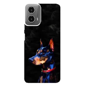 Бампер для Motorola MOTO G34 с картинкой "Песики" (Собака Мопс)