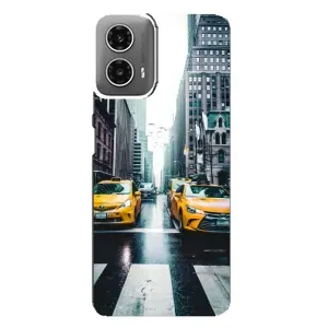 Силиконовый бампер (Работники) на Motorola MOTO G34 (Такси)