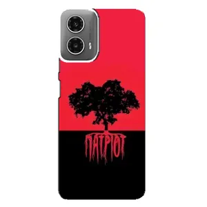 Чехлы УПА (Красно-Чёрный) на Motorola MOTO G34 (УПА Патриот)