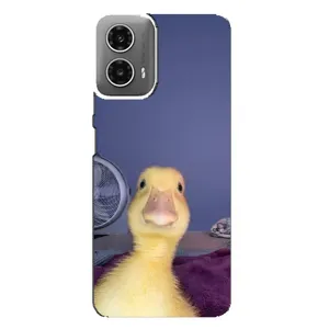 Бампер с принтом Мемы для Motorola MOTO G34 (Утка)
