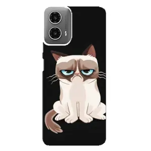 Чехол на тематику: Коты для Motorola MOTO G34 (Взгляд кота)