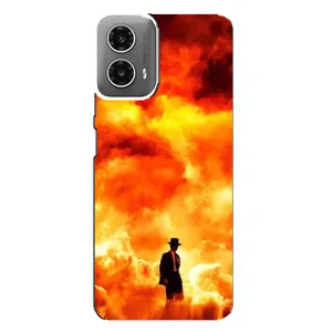 Чехол Оппенгеймер / Oppenheimer на Motorola MOTO G34 (Взрыв)