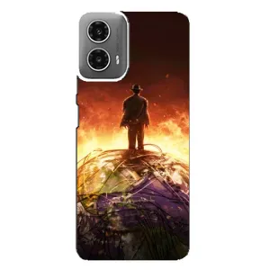 Чехол Оппенгеймер / Oppenheimer на Motorola MOTO G34 (Ядерщик)