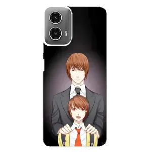 Чехол с персонажами АНИМЕ на Motorola MOTO G34 (Ягами вырос)