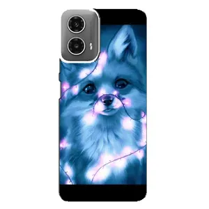 Чехол с Лисичкой для Motorola MOTO G34 (Яркая Лиса)