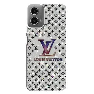 Чехол Стиль Louis Vuitton на Motorola MOTO G34 (Яркий LV)