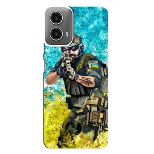 ЗСУ Чехлы (TPU) для Motorola MOTO G34 (ЗСУ Воин)