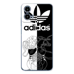 Чехол в стиле "Адидас" для Моторола Мото G35 (Adidas шнурки)