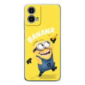 Мультяшный принт на Чехол для Моторола Мото G35 (Banana)
