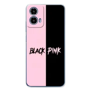 Чехлы с картинкой для Motorola Moto G35 (BLACK PINK)