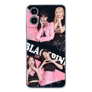 Чехлы с картинкой для Motorola Moto G35 (BLACKPINK)