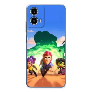 Силиконовый Чехол на Motorola Moto G35 с картинкой Brawl Stars