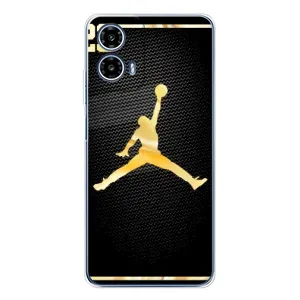 Силиконовый Чехол Nike Air Jordan на Моторола Мото G35 (Джордан 23)