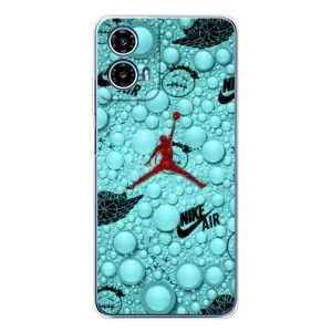 Силиконовый Чехол Nike Air Jordan на Моторола Мото G35 (Джордан Найк)
