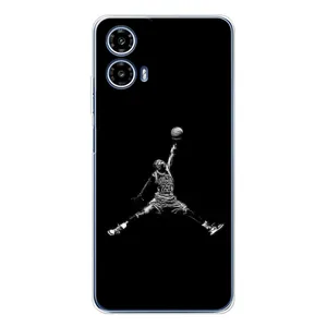Силиконовый Чехол Nike Air Jordan на Моторола Мото G35 (Джордан)