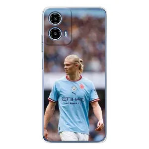 Чехлы с принтом для Motorola Moto G35 Футболист (Эрлинг Холанд)