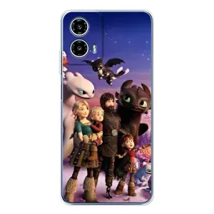 Чехол дракон Беззубик для Motorola Moto G35