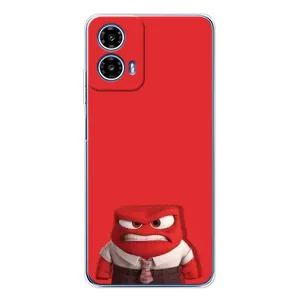 Чехол Головоломка для Motorola Moto G35 - (AlphaPrint) (Гнев)