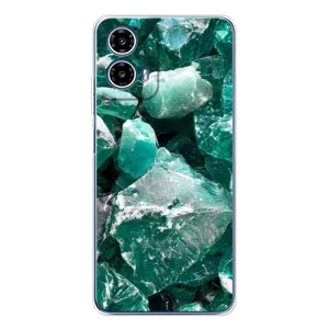 Чехол (Дорого -богато) на Motorola Moto G35 (Изумруд)