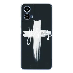 Чехлы для Моторола Мото G35 (Крест Иисуса) (Jesus)