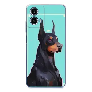 Чехол ДОБЕРМАН для Motorola Moto G35 (Король доберман)