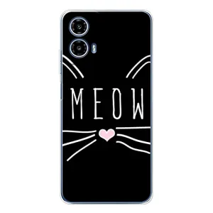 Бампер с изображением Котиков для Моторола Мото G35 (КОТИК MEOW)