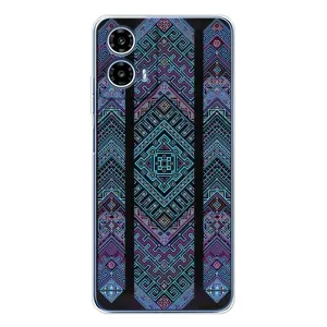 Силиконовый Чехол на Motorola Moto G35 (Крутой орнамент)