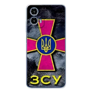 ЗСУ Чехлы (TPU) для Motorola Moto G35 (Лого ЗСУ)