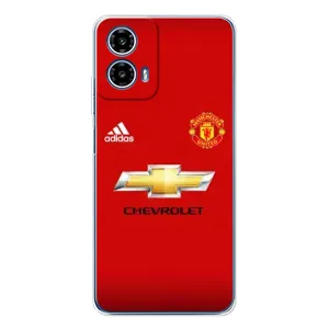 Силиконовые Чехлы принт Футбол на Motorola Moto G35 (Man United)