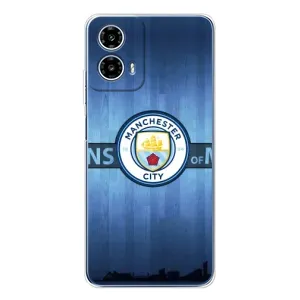 Силиконовые Чехлы принт Футбол на Motorola Moto G35 (ManCity)